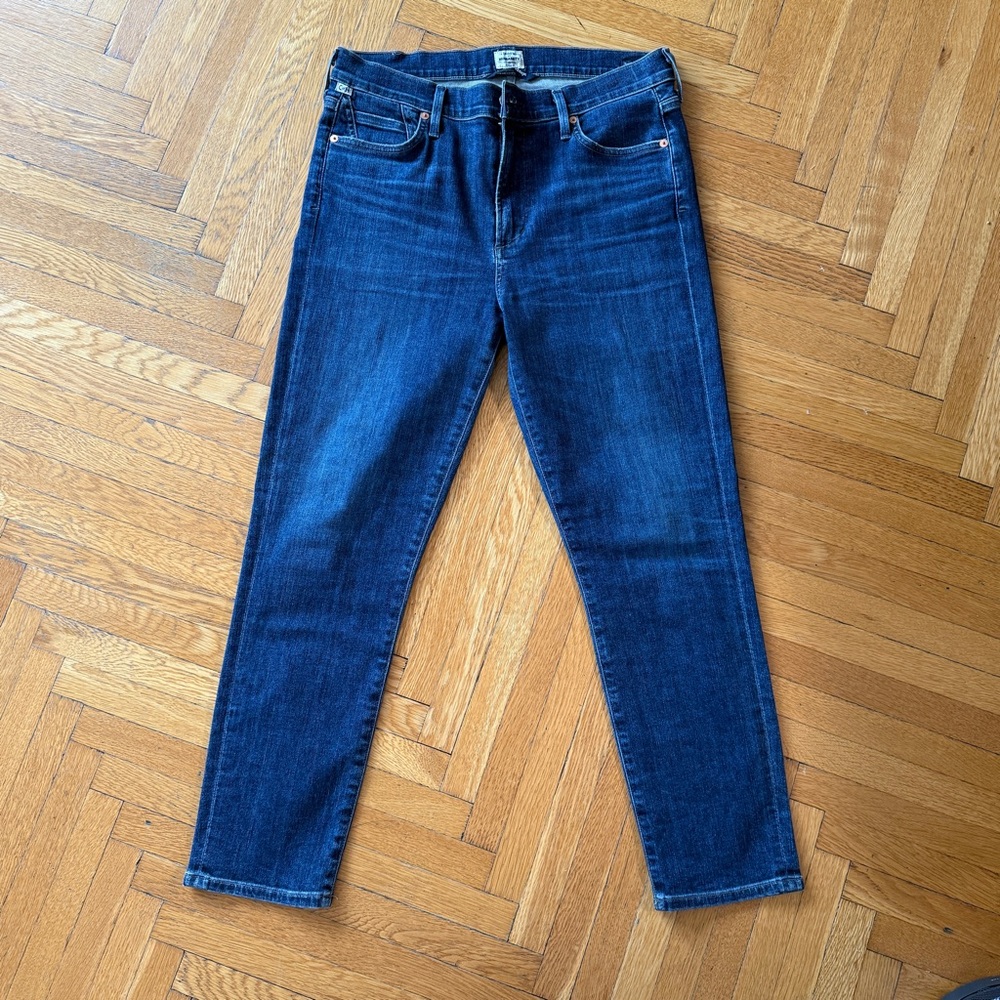 Citizens Of Humanity rocket Crop high rise Skinny Jeans - 31 - excellent cond